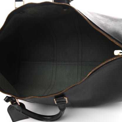 Louis Vuitton Epi Keepall 55 Black 6 of 23