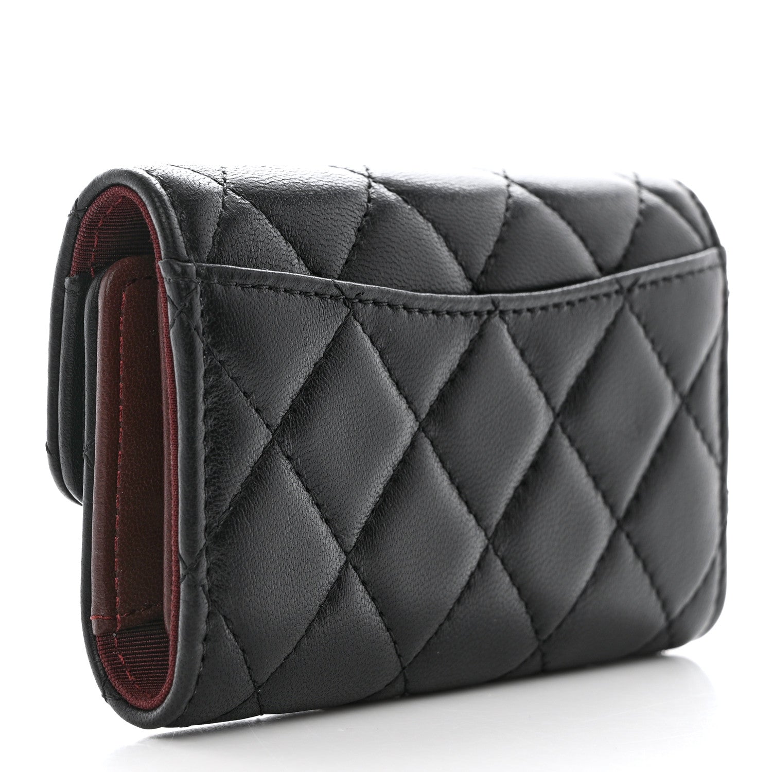 Chanel Lambskin Quilted 4 Key Holder Black 3 of 10