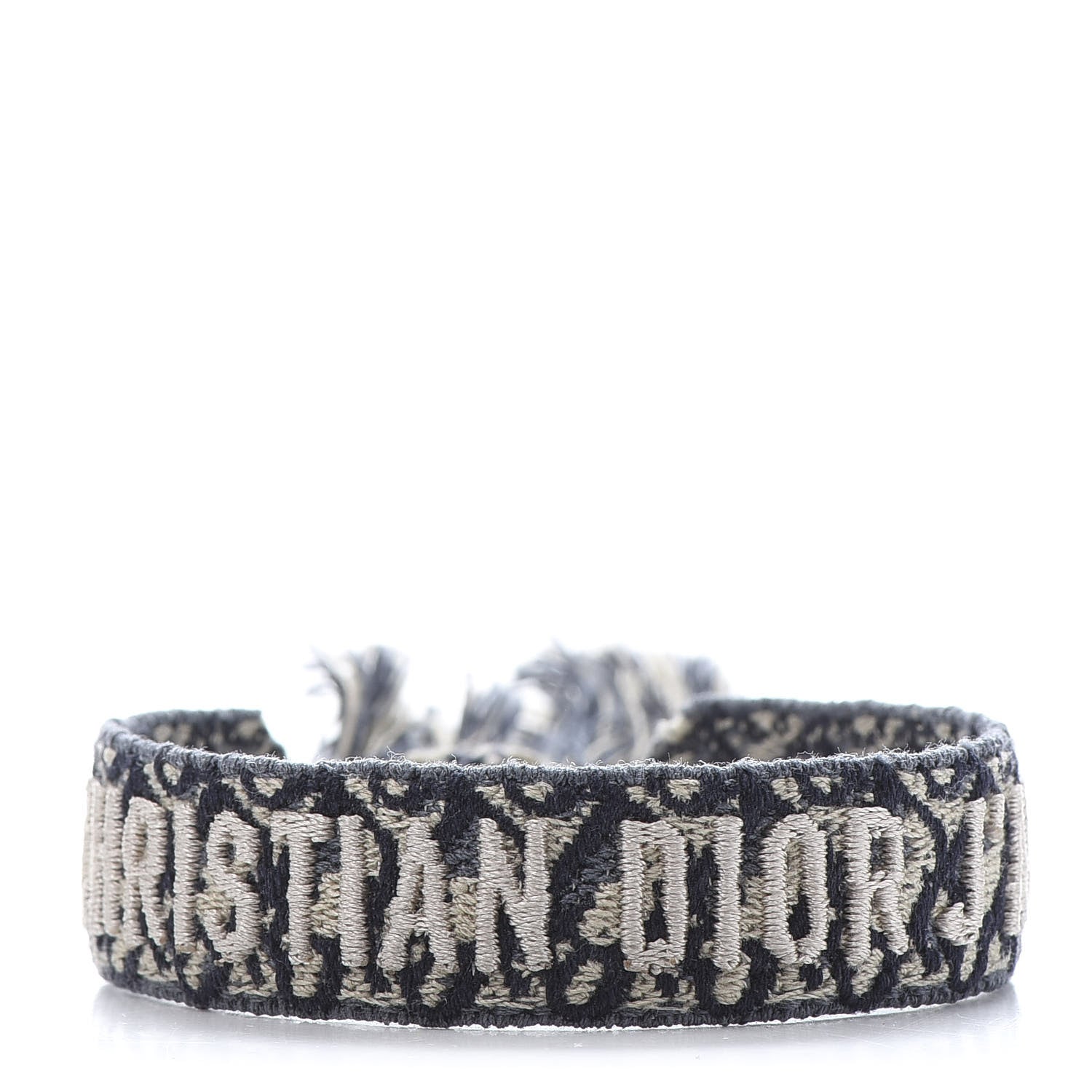 Christian Dior Woven Cotton J'Adior Friendship Bracelet Set Navy 6 of 8