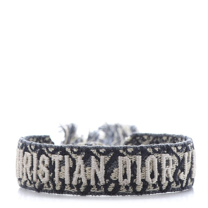 Christian Dior Woven Cotton J'Adior Friendship Bracelet Set Navy 6 of 8
