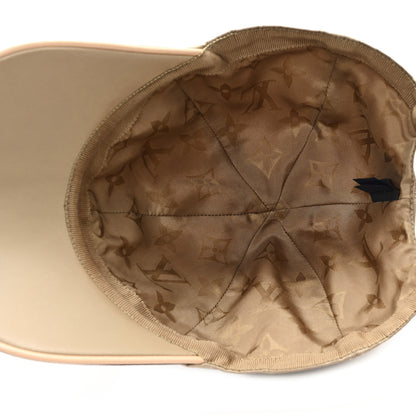 Louis Vuitton Polyester Silk Monogram LV Get Ready Cap L Beige 7 of 9