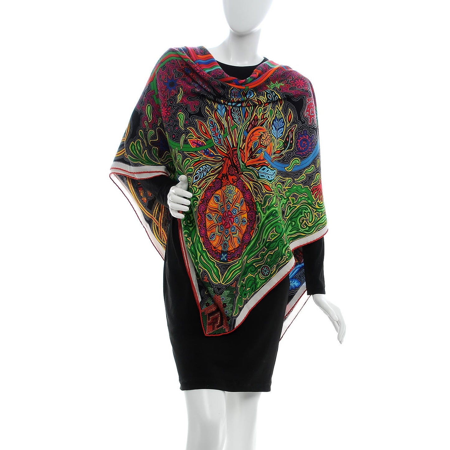 Cashmere Silk L'Arbre Du Vent Shawl 140