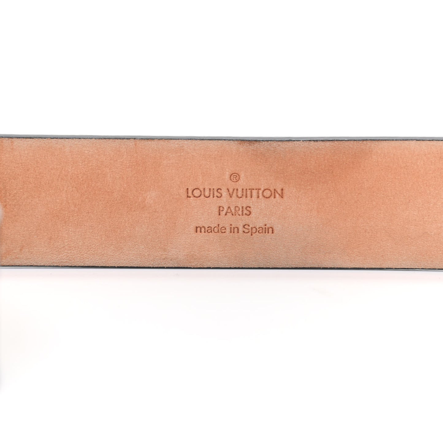 Calfskin 25mm LV Initiales Belt 110 44 Black