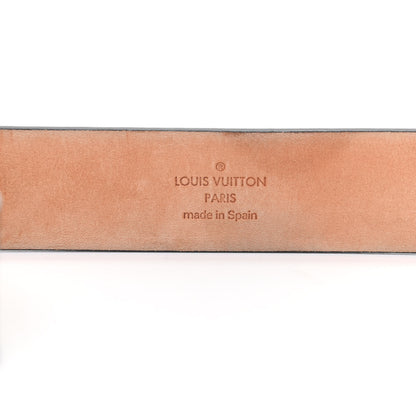 Louis Vuitton Calfskin 25mm LV Initiales Belt 110 44 Black 3 of 7