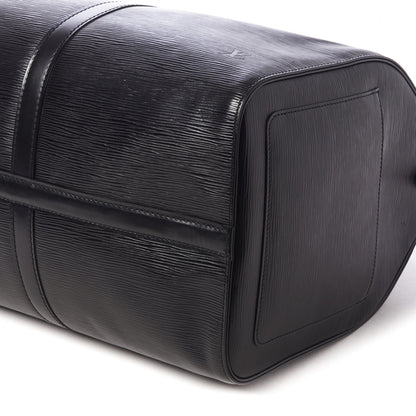 Louis Vuitton Epi Keepall 50 Black 4 of 9