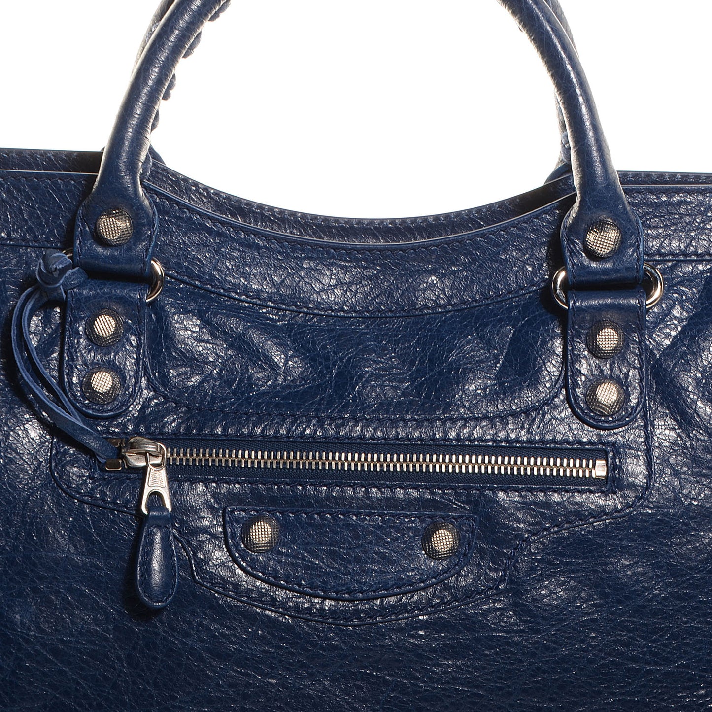 Agneau Giant 12 Silver Hardware City Bleu Mineral Light Bleu Mineral