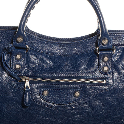 Balenciaga Agneau Giant 12 Silver Hardware City Bleu Mineral Light Bleu Mineral 14 of 14