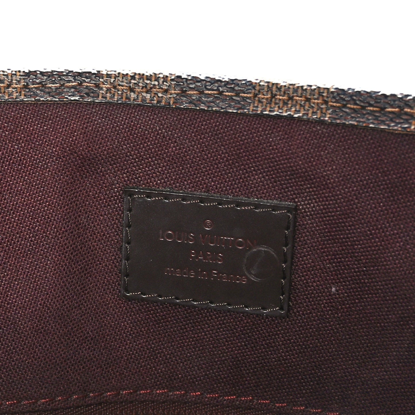 Damier Ebene Sac Plat PM