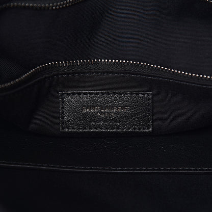 Saint Laurent Crinkled Calfskin Matelasse Monogram Niki Shoulder Bag Black 6 of 10