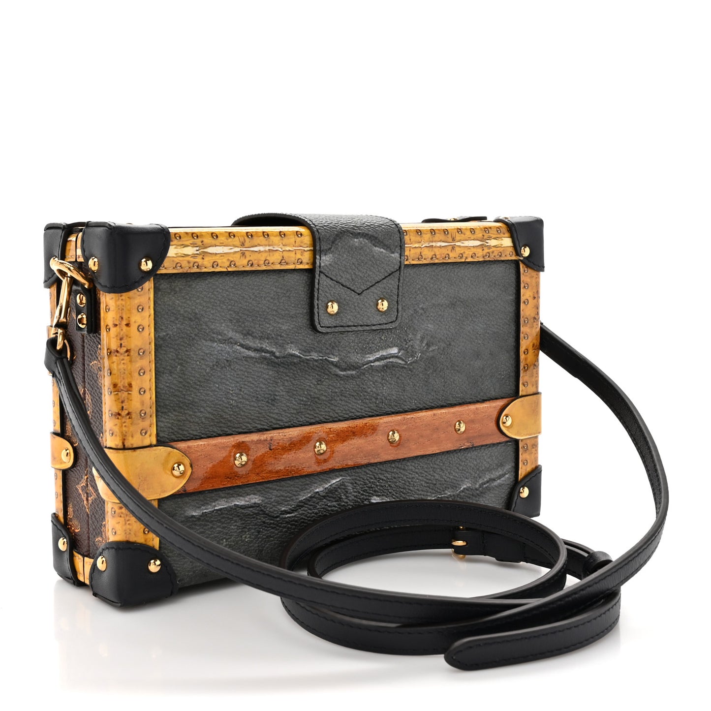 Canvas Calfskin Transformed Monogram Petite Malle