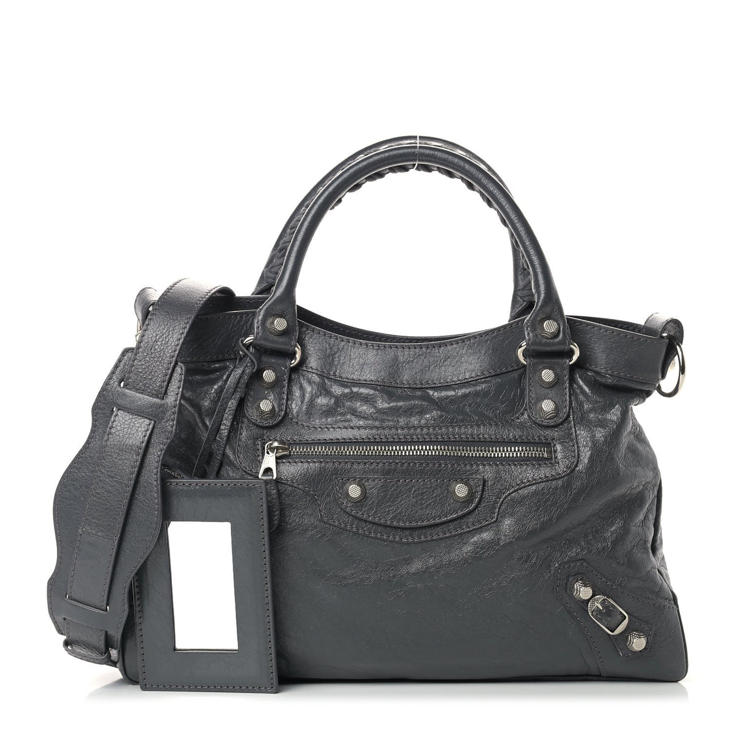Agneau Giant 12 Silver Hardware Town Gris Fossile