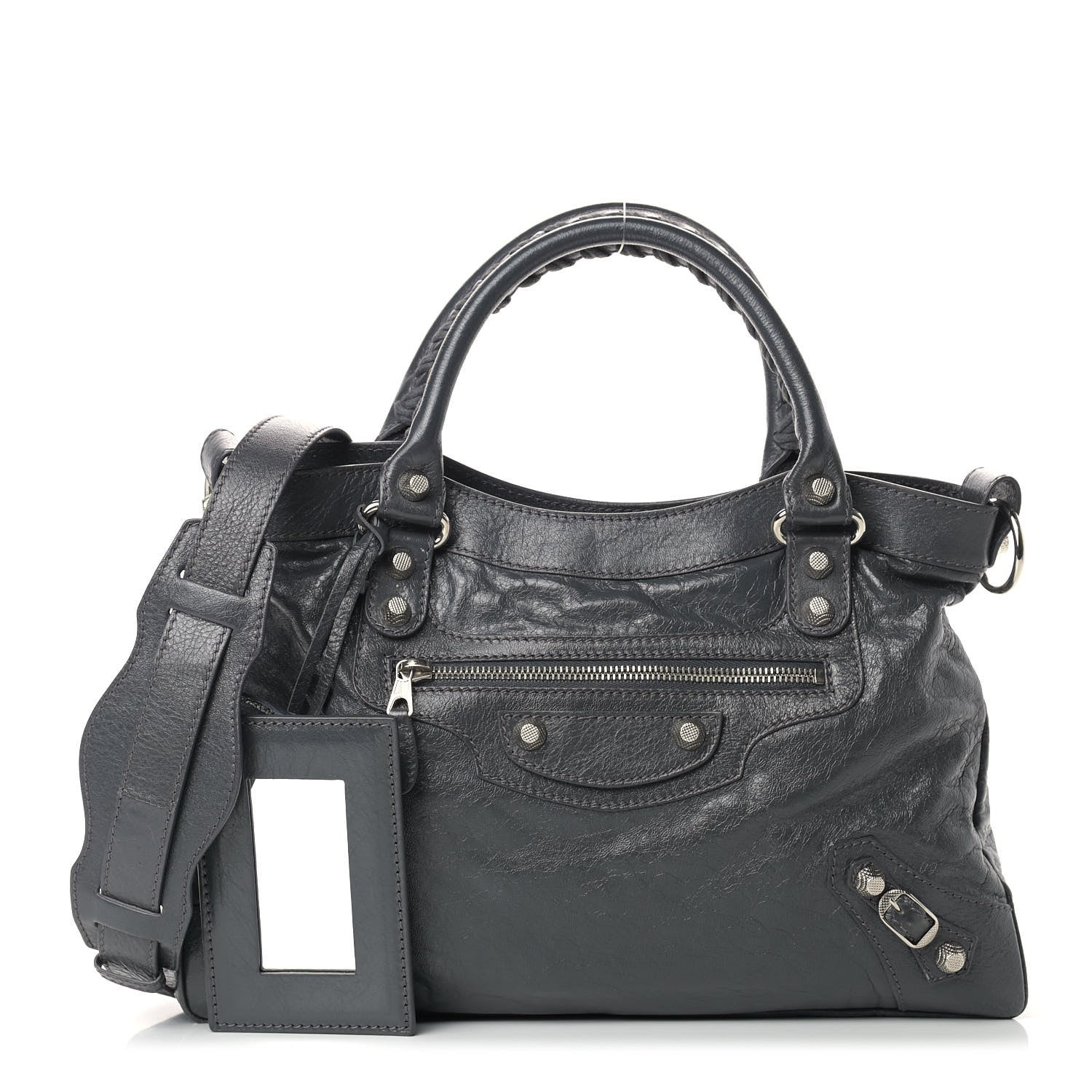 Balenciaga Agneau Giant 12 Silver Hardware Town Gris Fossile 1 of 9