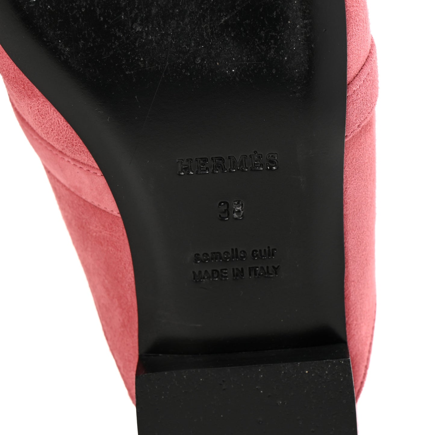Suede Goatskin Oz Mules 38 Rose De Venise