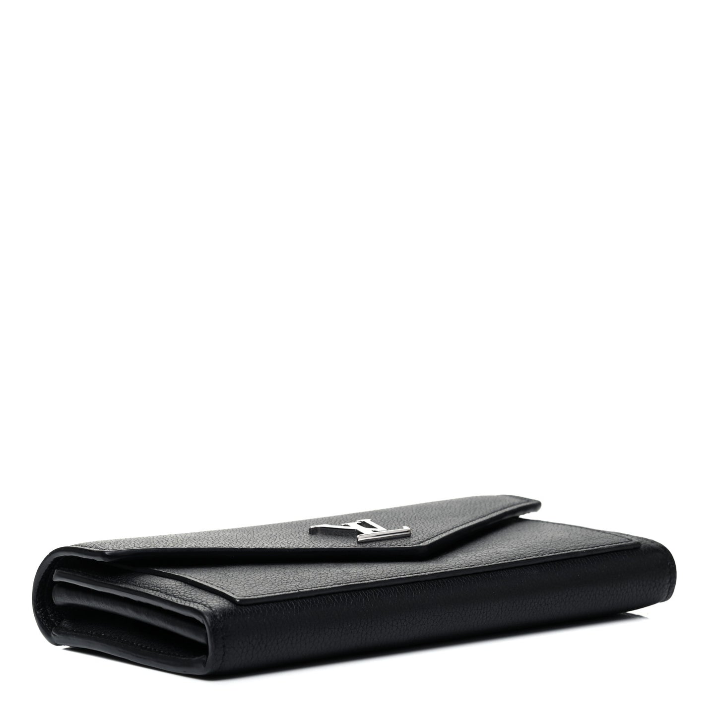 Soft Calfskin My Lockme Wallet Black