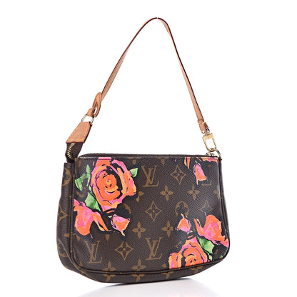 Louis Vuitton Monogram Roses Pochette Accessories 3 of 10