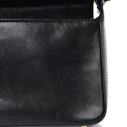 Chanel Lambskin Quilted CC Chocolate Bar Flap Black 14 of 16