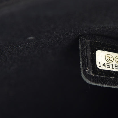 Chanel Vinyl Quilted In The Business North South Tote Black 7 of 11