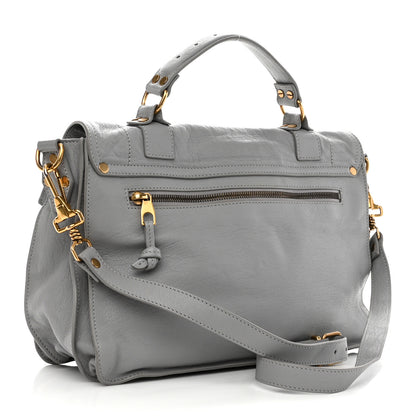 Proenza Schouler Lambskin Medium PS1 Satchel Dove Grey 3 of 12