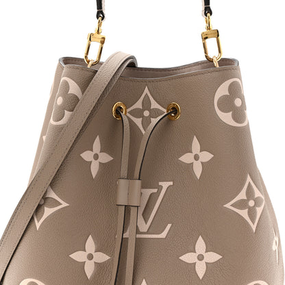 Louis Vuitton Empreinte Monogram Giant Neonoe MM Tourterelle Creme 8 of 11
