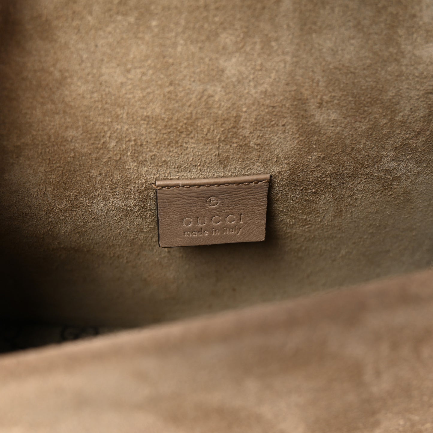 GG Supreme Monogram Mini Dionysus Shoulder Bag Taupe