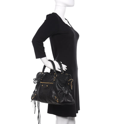 Balenciaga Agneau Classic Gold Hardware City Black 3 of 14