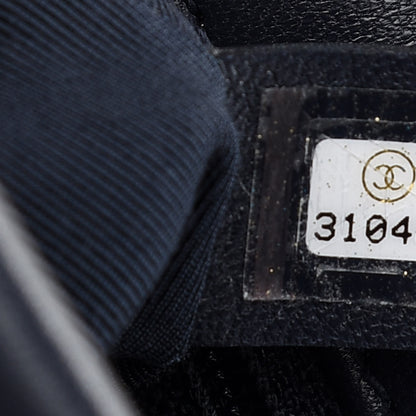 Chanel Lambskin Quilted Medium Chanel 19 Flap Navy Blue 7 of 9