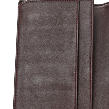 Chanel Lambskin Quilted Long Flap Wallet Black 10 of 19