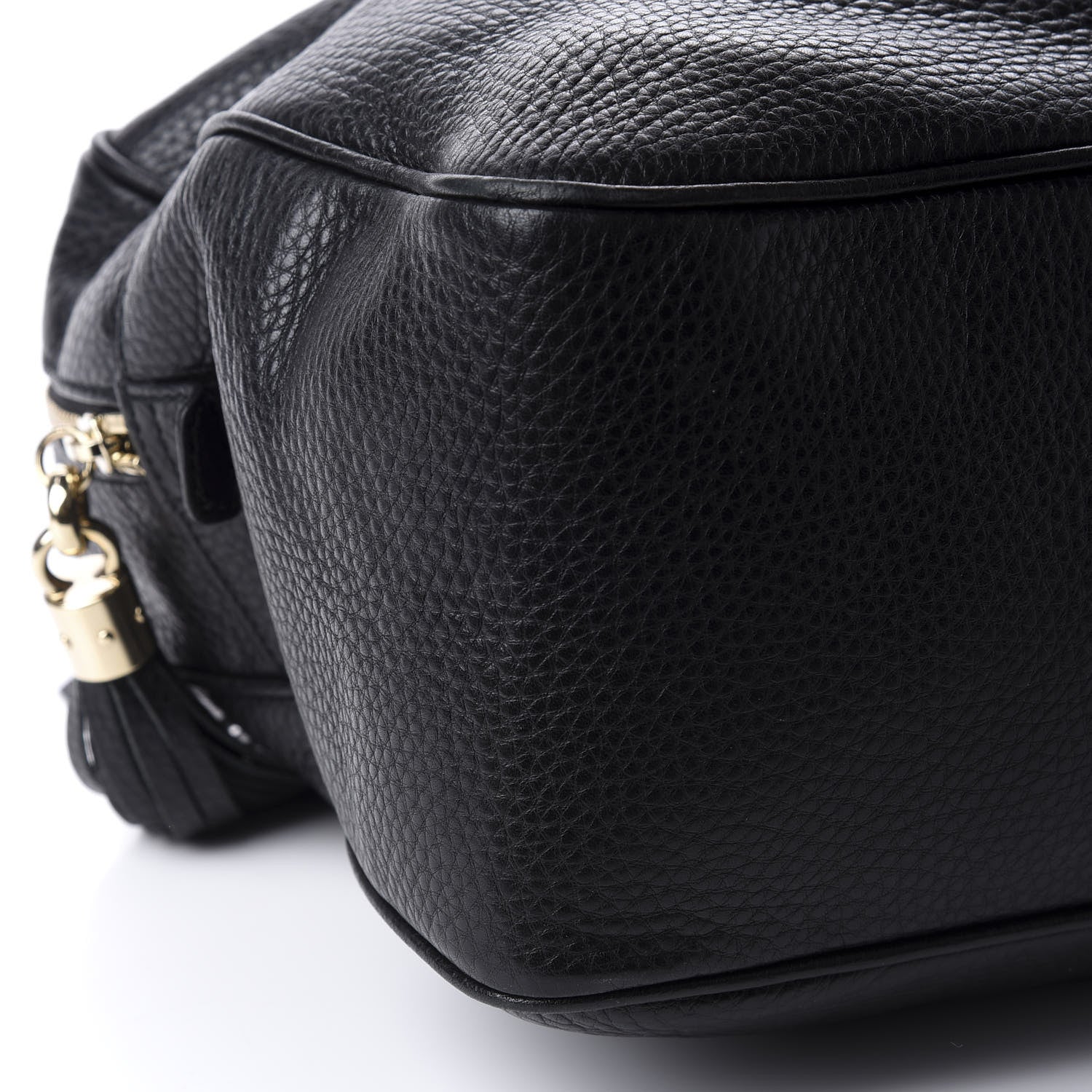 Gucci Pebbled Calfskin Medium Soho Bowler Black 6 of 10