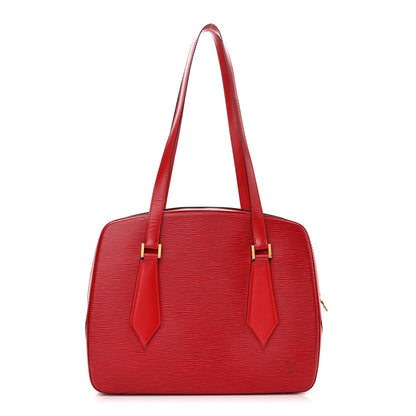 Louis Vuitton Epi Voltaire Castillan Red 2 of 23