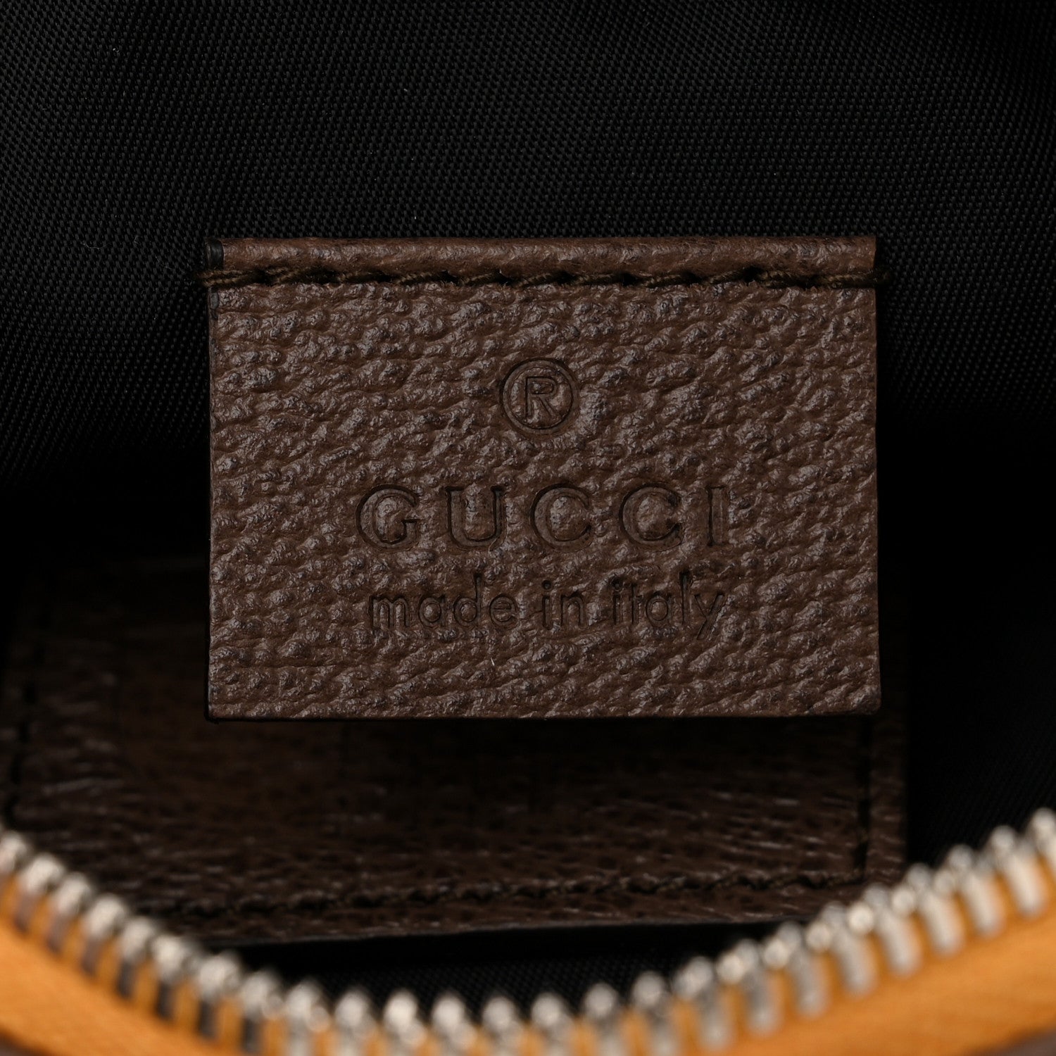 Gucci X THE NORTH FACE Econyl Nylon Belt Bag Black Ivory Crop 6 of 11