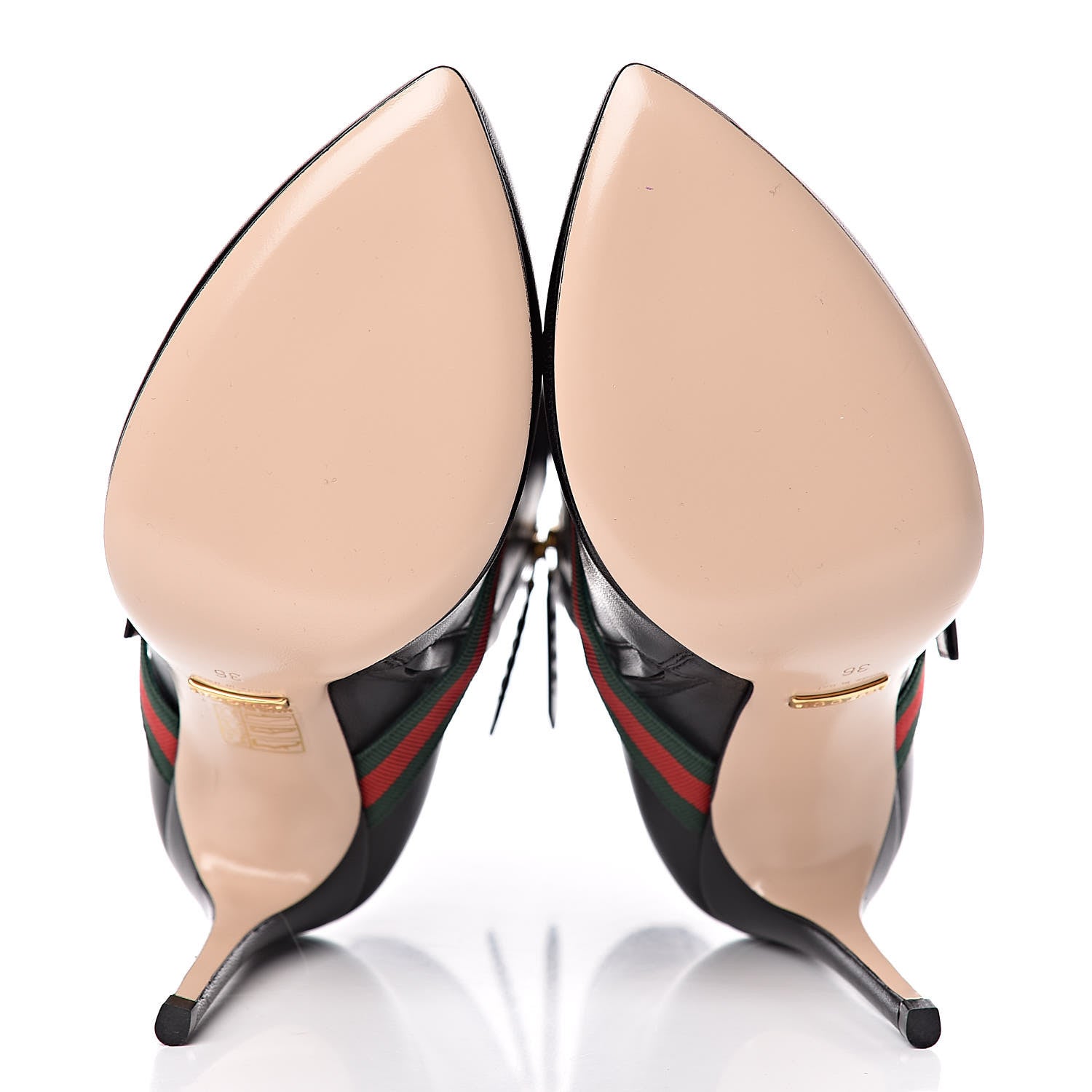 Gucci Nappa Sylvie Ankle Boots 36 Black 5 of 8