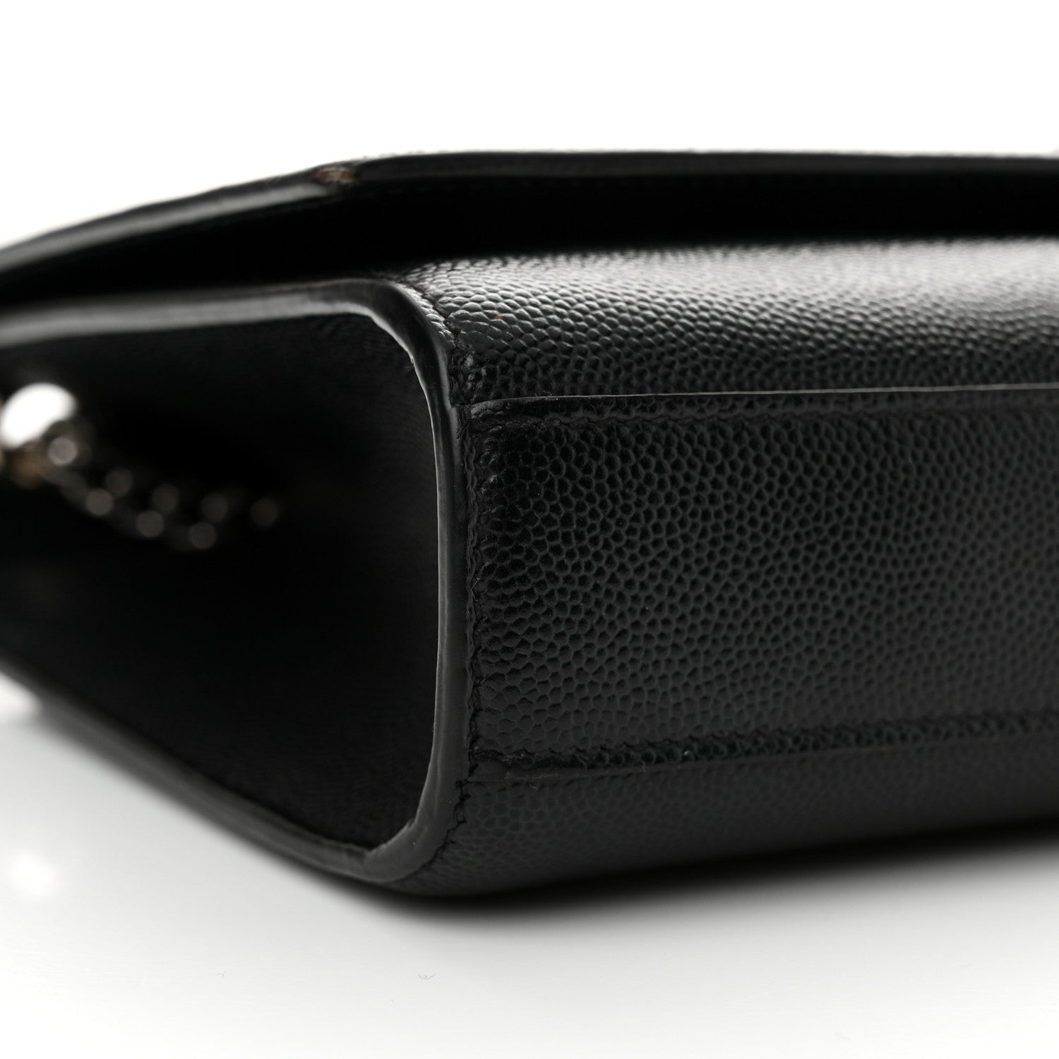 Saint Laurent Grain De Poudre Medium Classic Monogram Kate Satchel Black 9 of 17