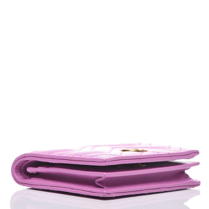 Gucci Calfskin Matelasse GG Marmont Card Case Candy Mousse 4 of 8