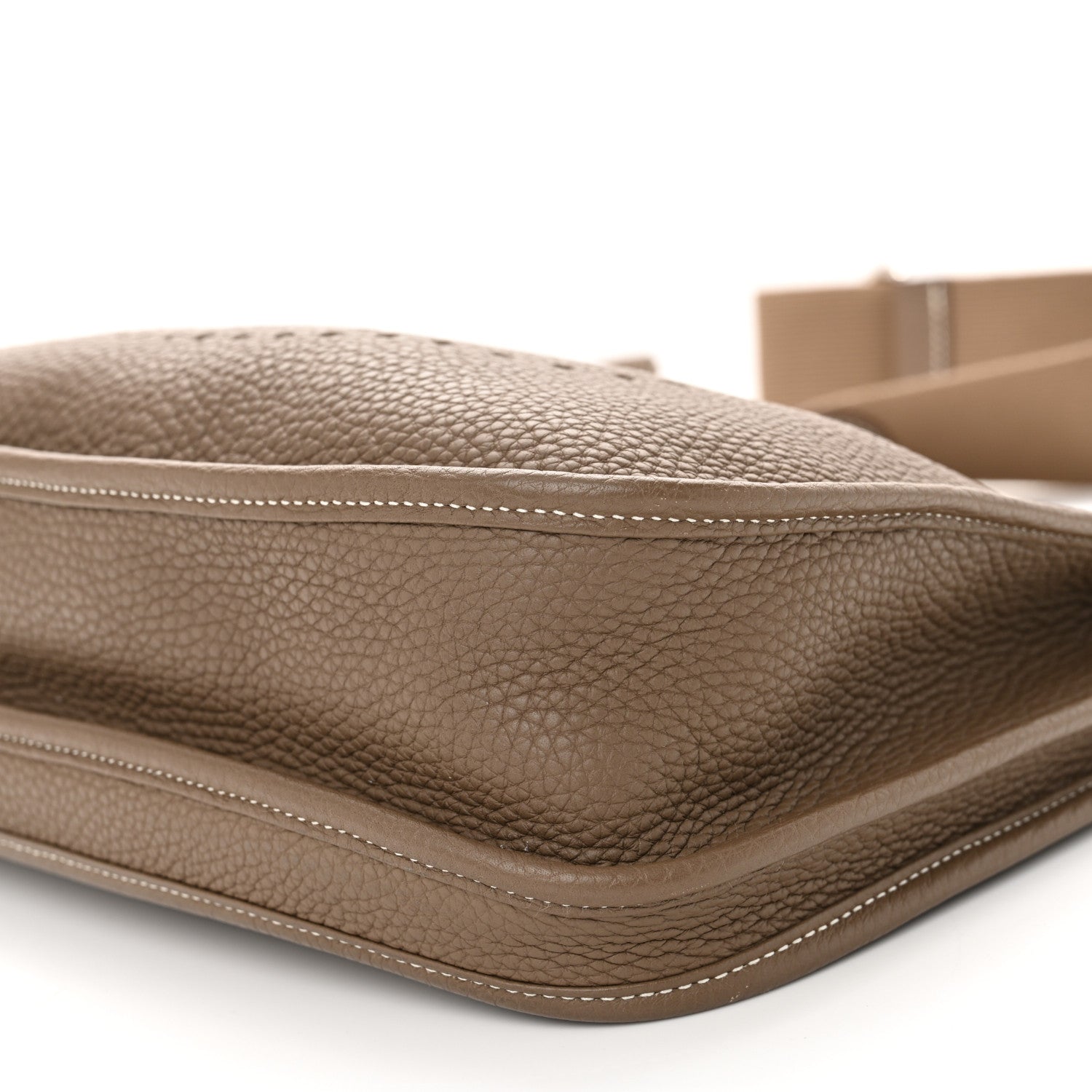 Hermes Taurillon Clemence Evelyne III PM Etoupe 10 of 10