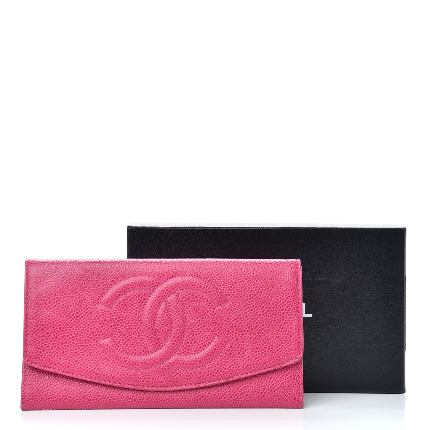 Caviar Timeless CC Wallet Dark Fuchsia