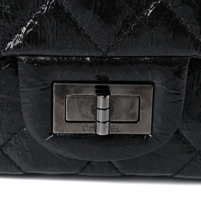 Chanel Glazed Aged Calfskin Quilted 2.55 Reissue 227 Flap Black 20 of 20