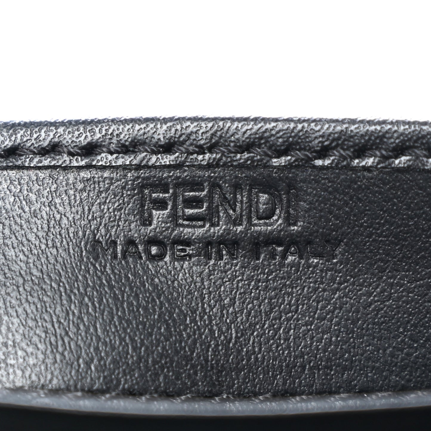 Vitello Liberty Lucido F is Fendi Continental Envelope Wallet on Chain Black