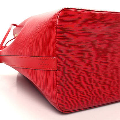 Louis Vuitton Epi Petit Noe Castillan Red 8 of 9