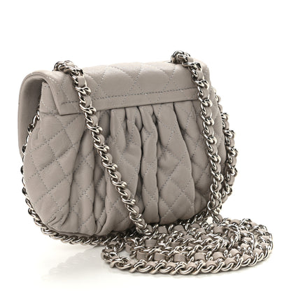 Chanel Washed Lambskin Quilted Mini Chain Around Flap Taupe 2 of 10