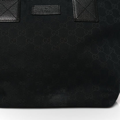 Gucci GG Monogram Medium Web Handle Bucket Tote Black 10 of 10
