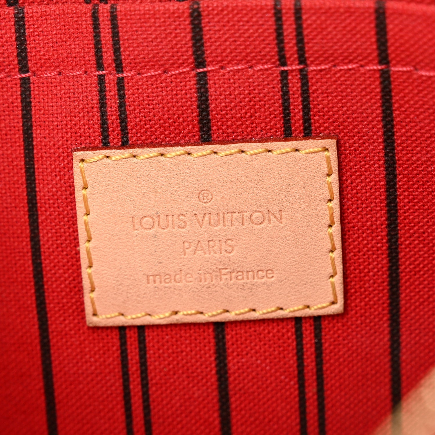 Louis Vuitton Monogram Neverfull MM GM Pochette Cherry 6 of 10