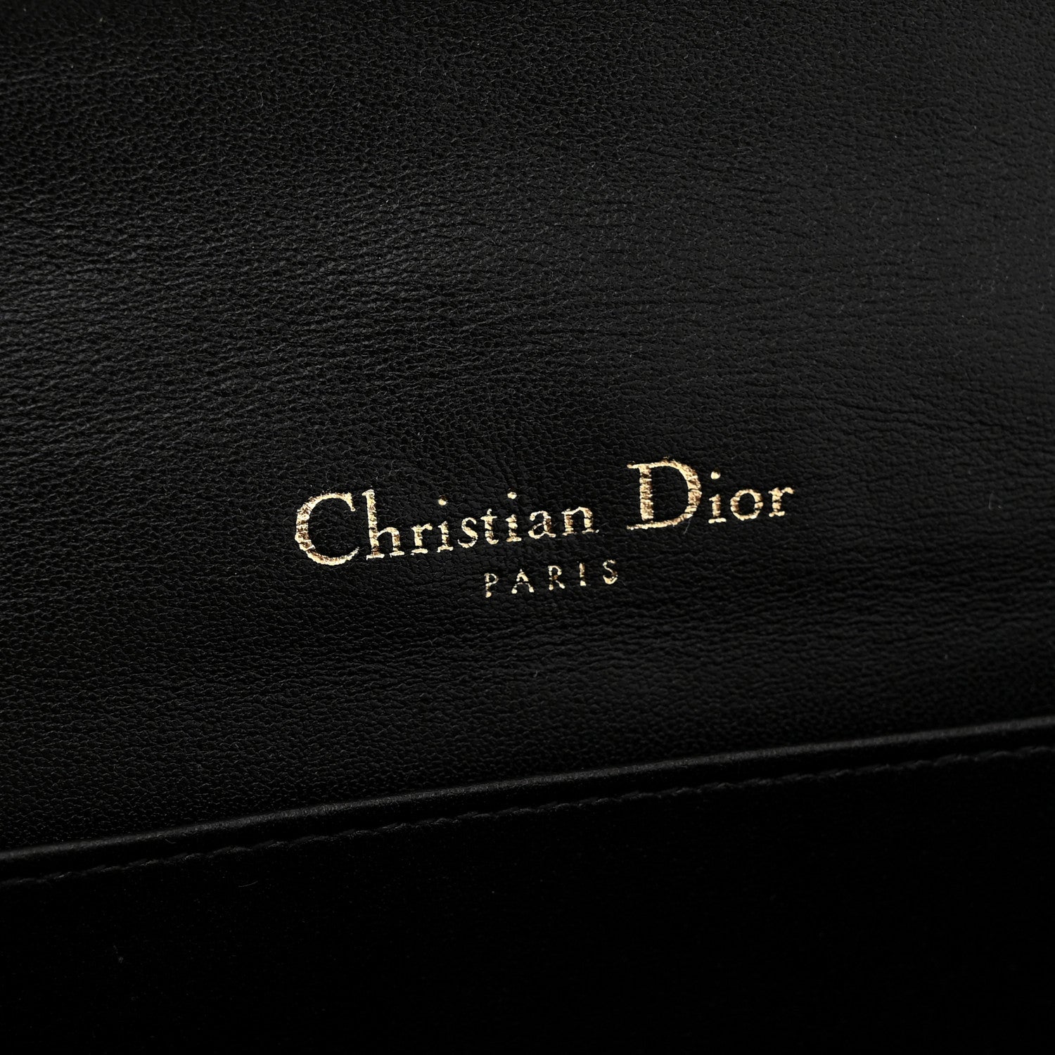 Christian Dior Lambskin Cannage Lady Dior Pouch Black 7 of 10