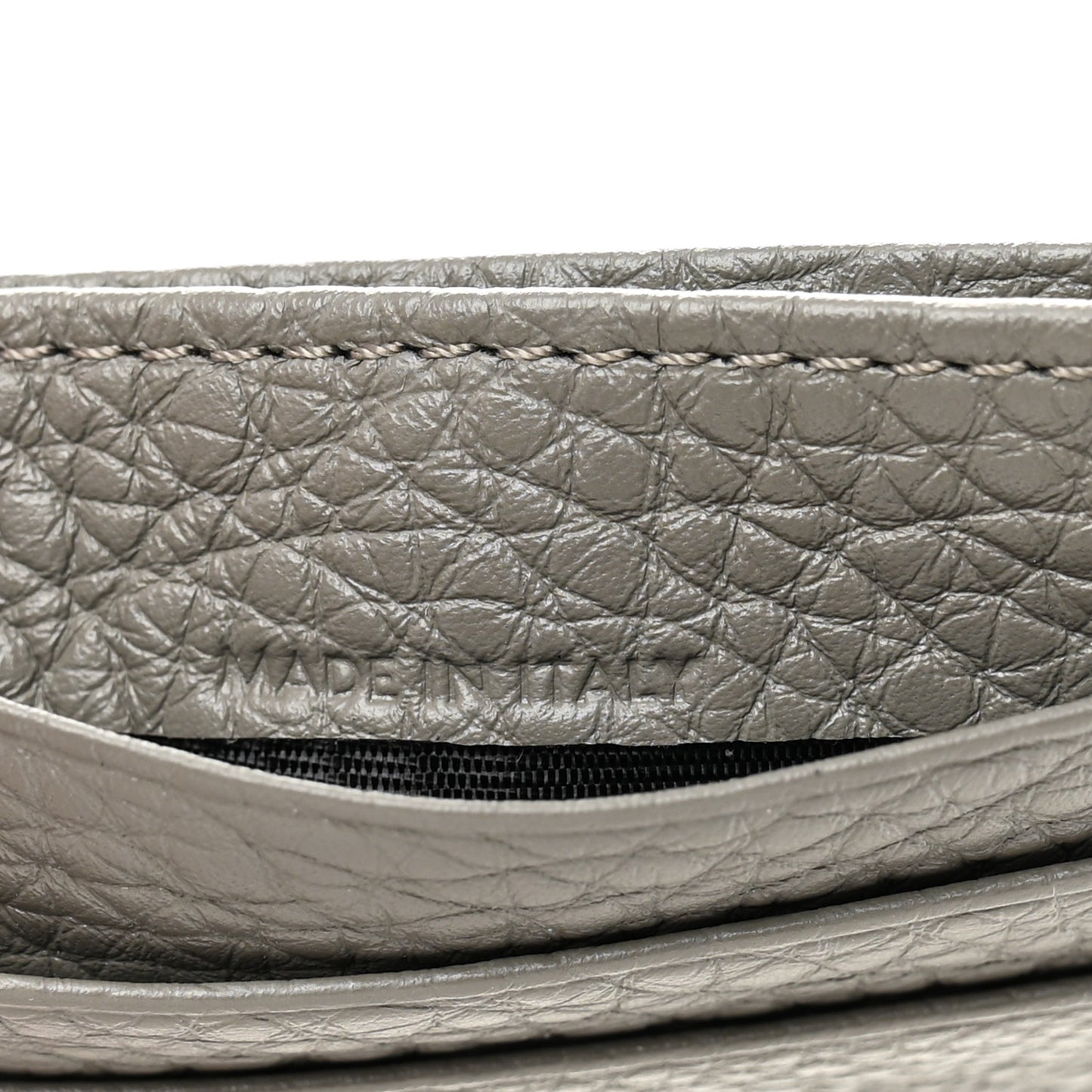 Cuoio Romano Business Card Holder Argilla