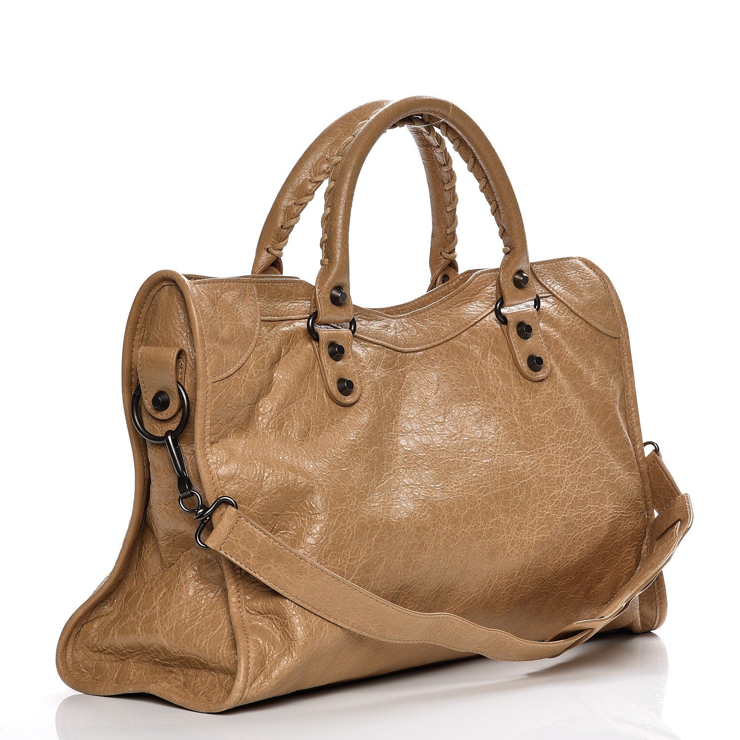 Balenciaga Agneau Classic Hardware City Beige Nougatine 4 of 10