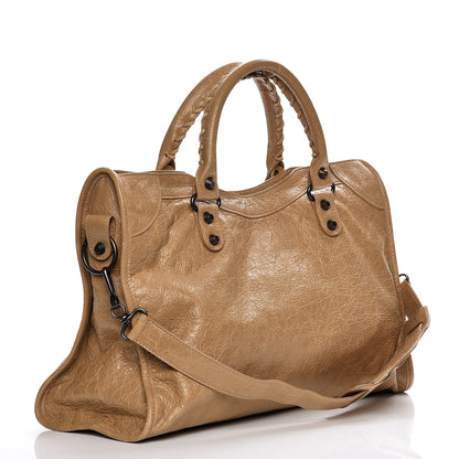 Balenciaga Agneau Classic Hardware City Beige Nougatine 4 of 10