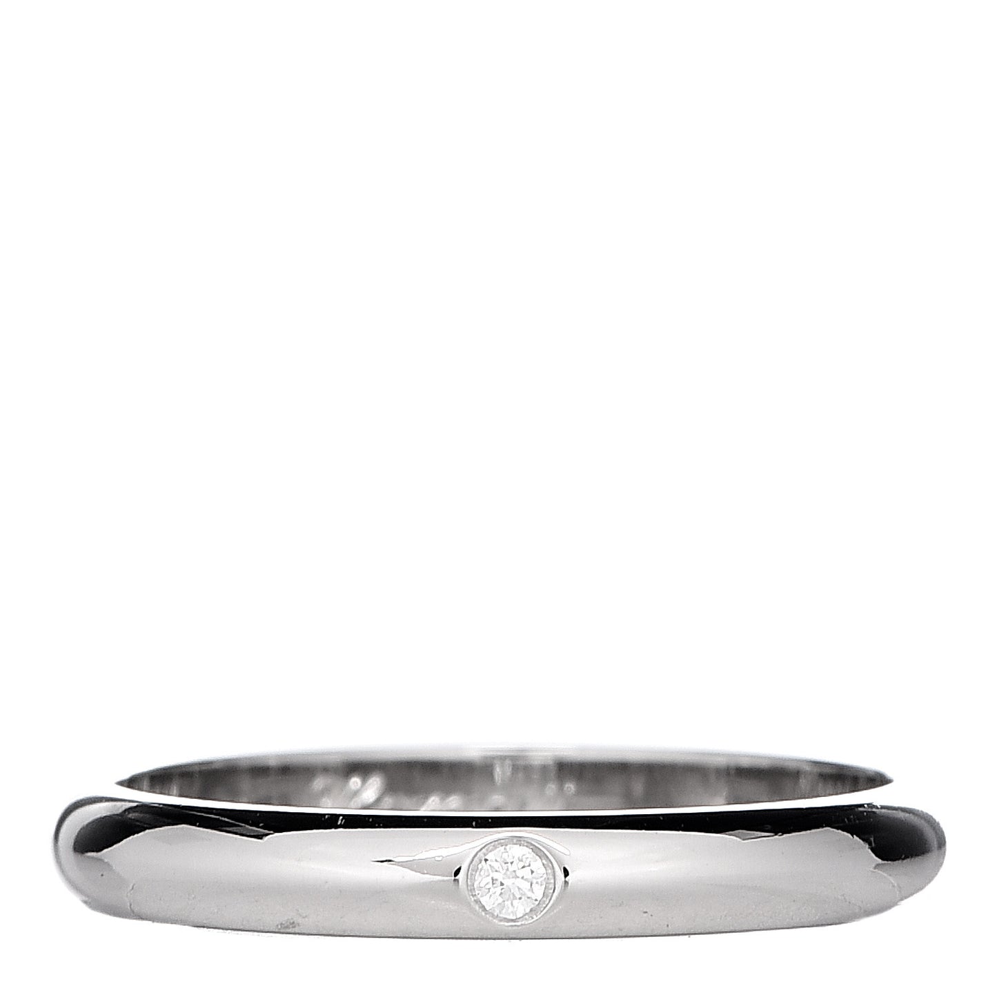 Platinum Diamond 2.6mm 1895 Wedding Band Ring 49 4.75