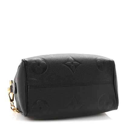 Louis Vuitton Empreinte Monogram Giant Speedy Bandouliere 20 Black 4 of 9