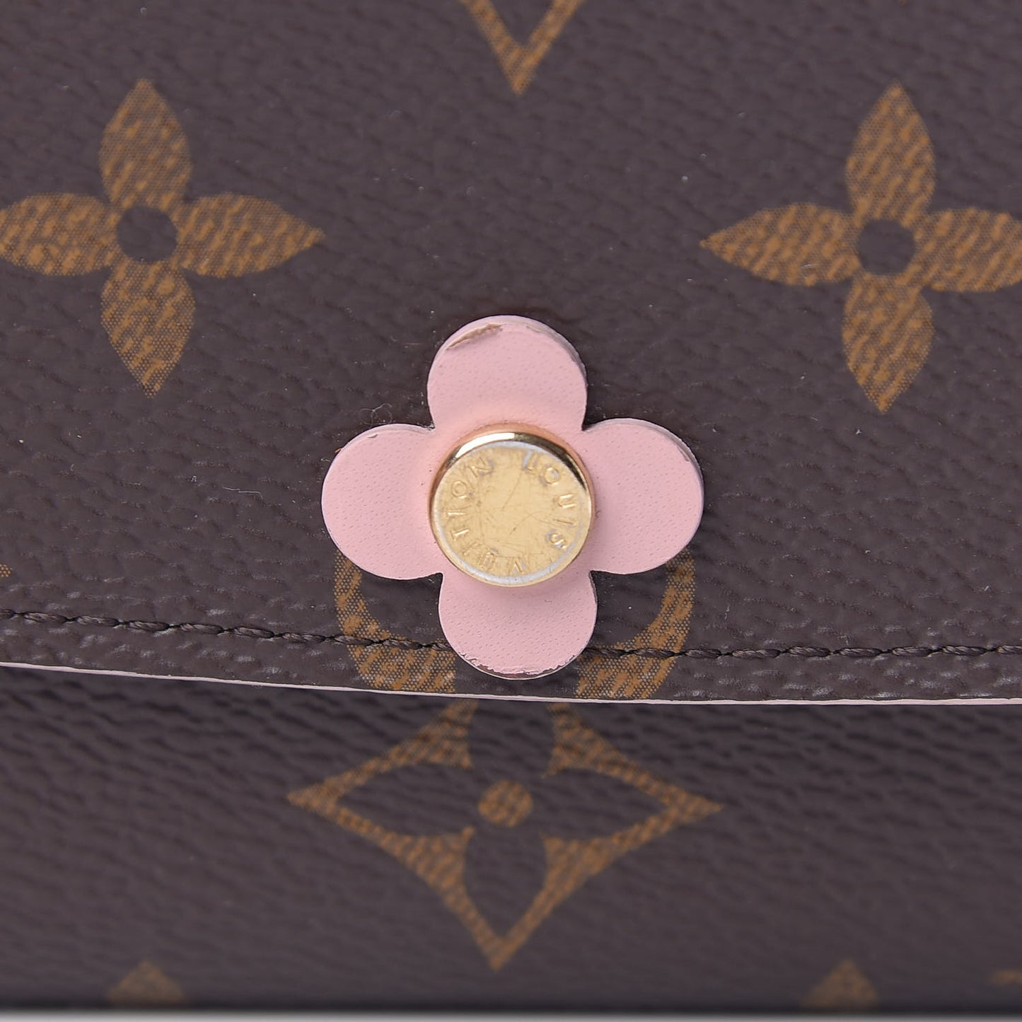 Monogram Bloom Flower Emilie Wallet