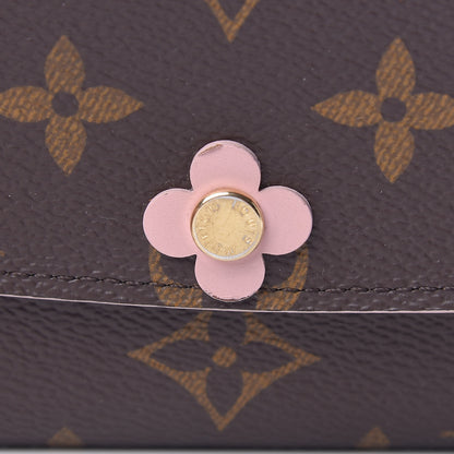 Louis Vuitton Monogram Bloom Flower Emilie Wallet 12 of 14