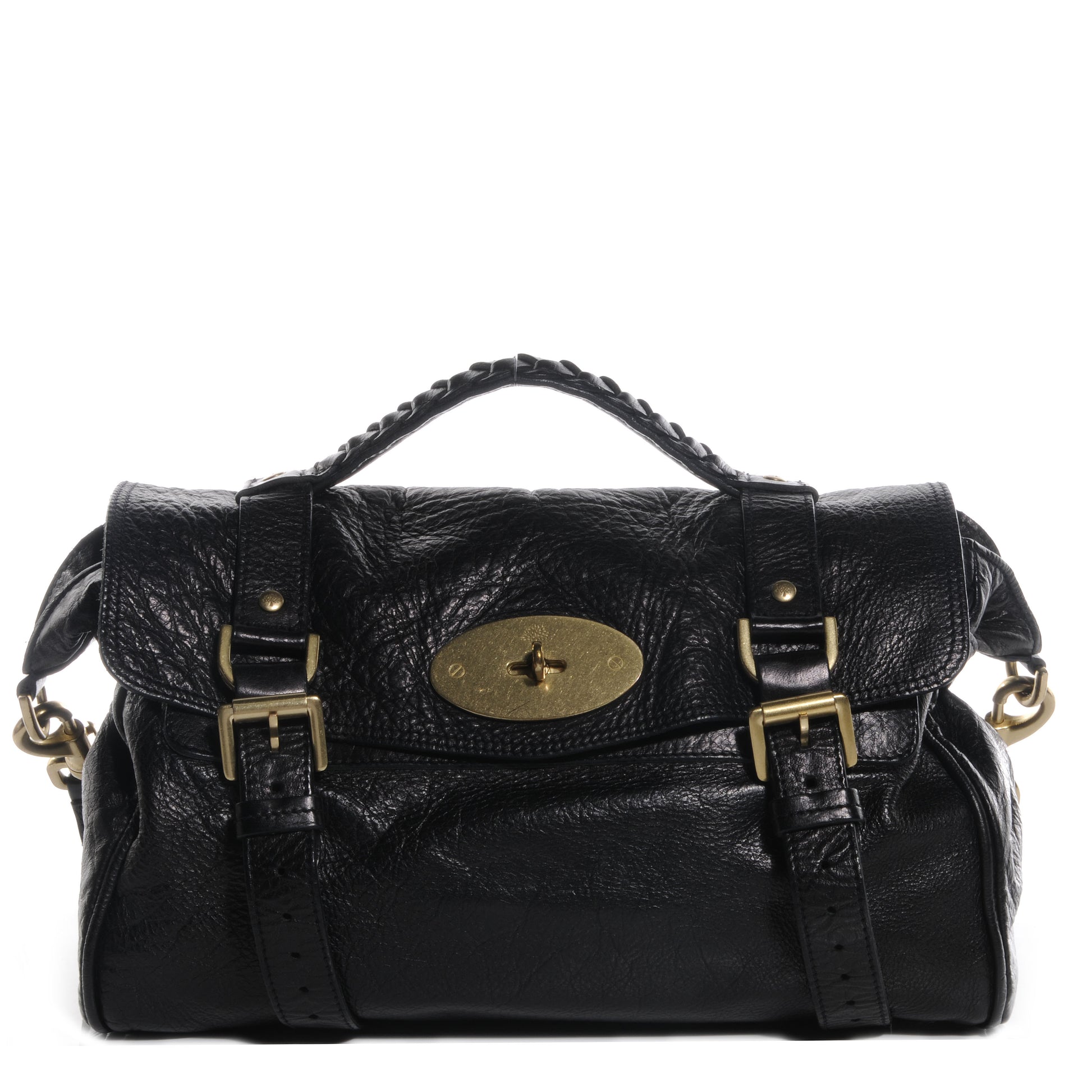 Mulberry Soft Buffalo Leather Medium Alexa Black 1 of 8